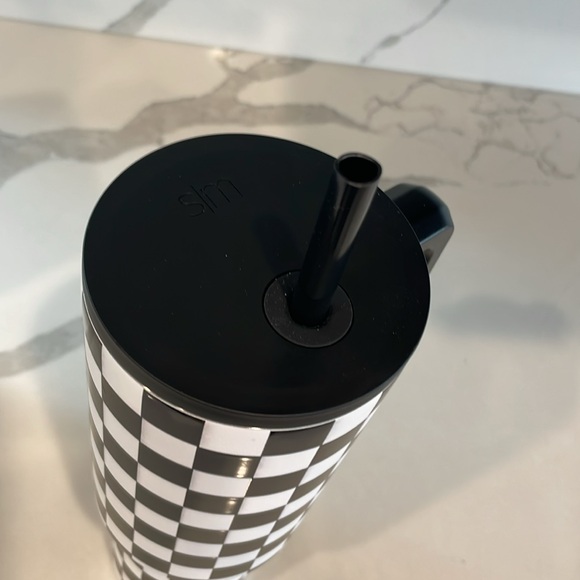 Simple Modern - Black & White Checkmate - 40oz Trek Tumbler - NWT! - Picture 8 of 11